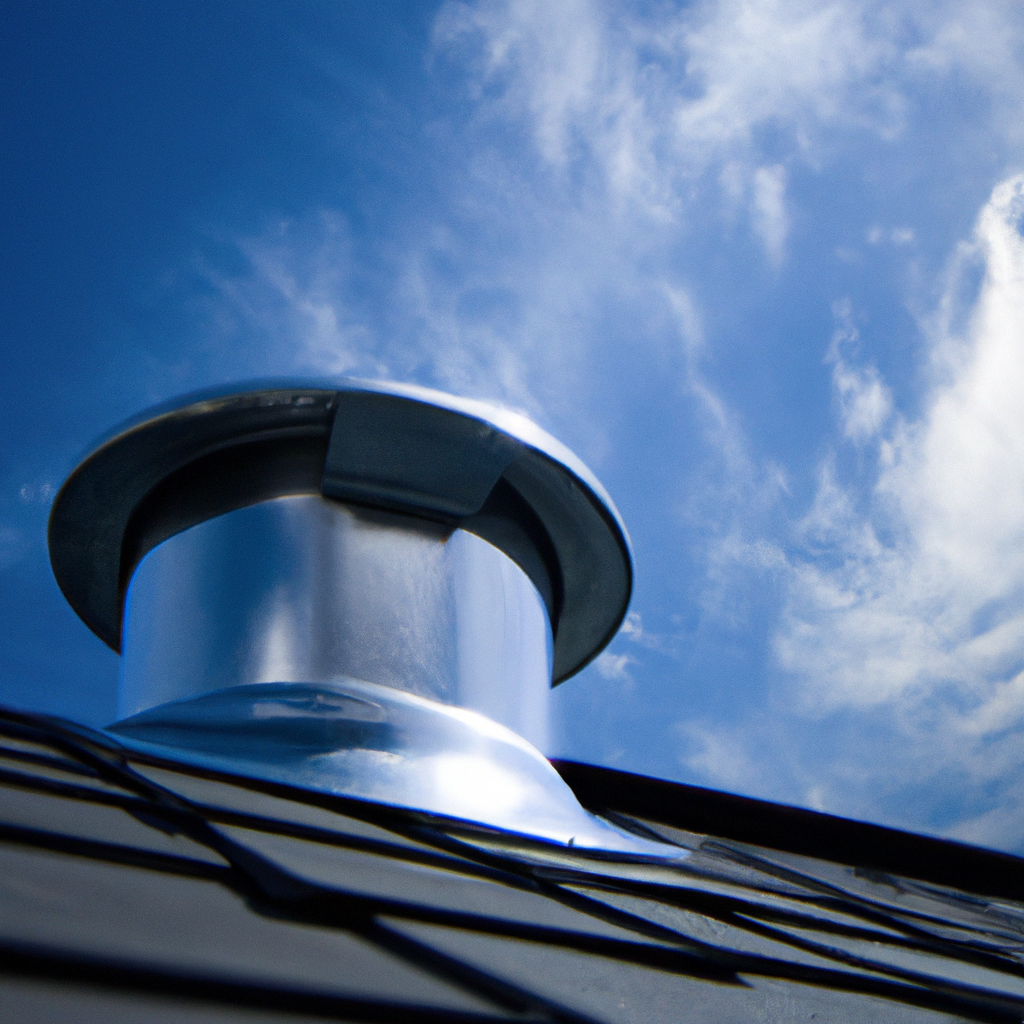 Stainless chimney cap installation on a Canadian home roof