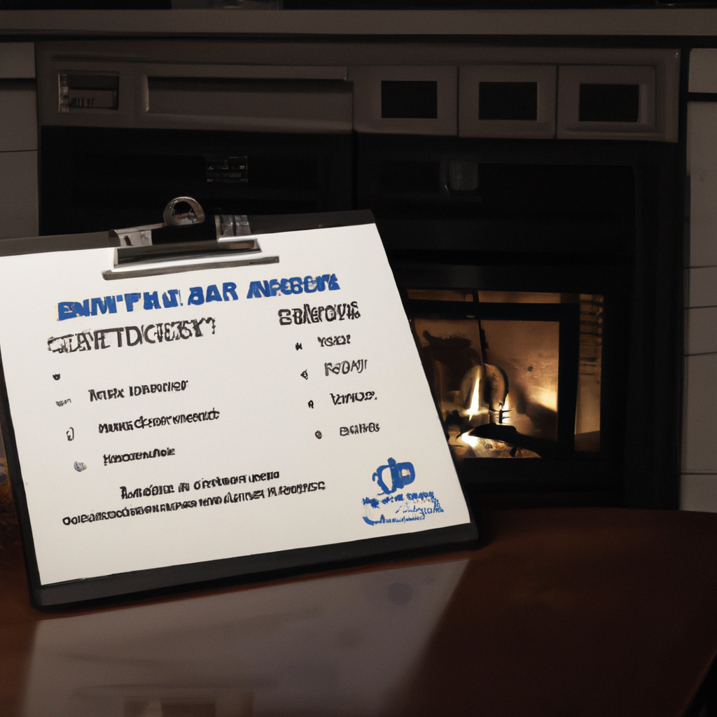 WETT inspection report clipboard in a Canadian home